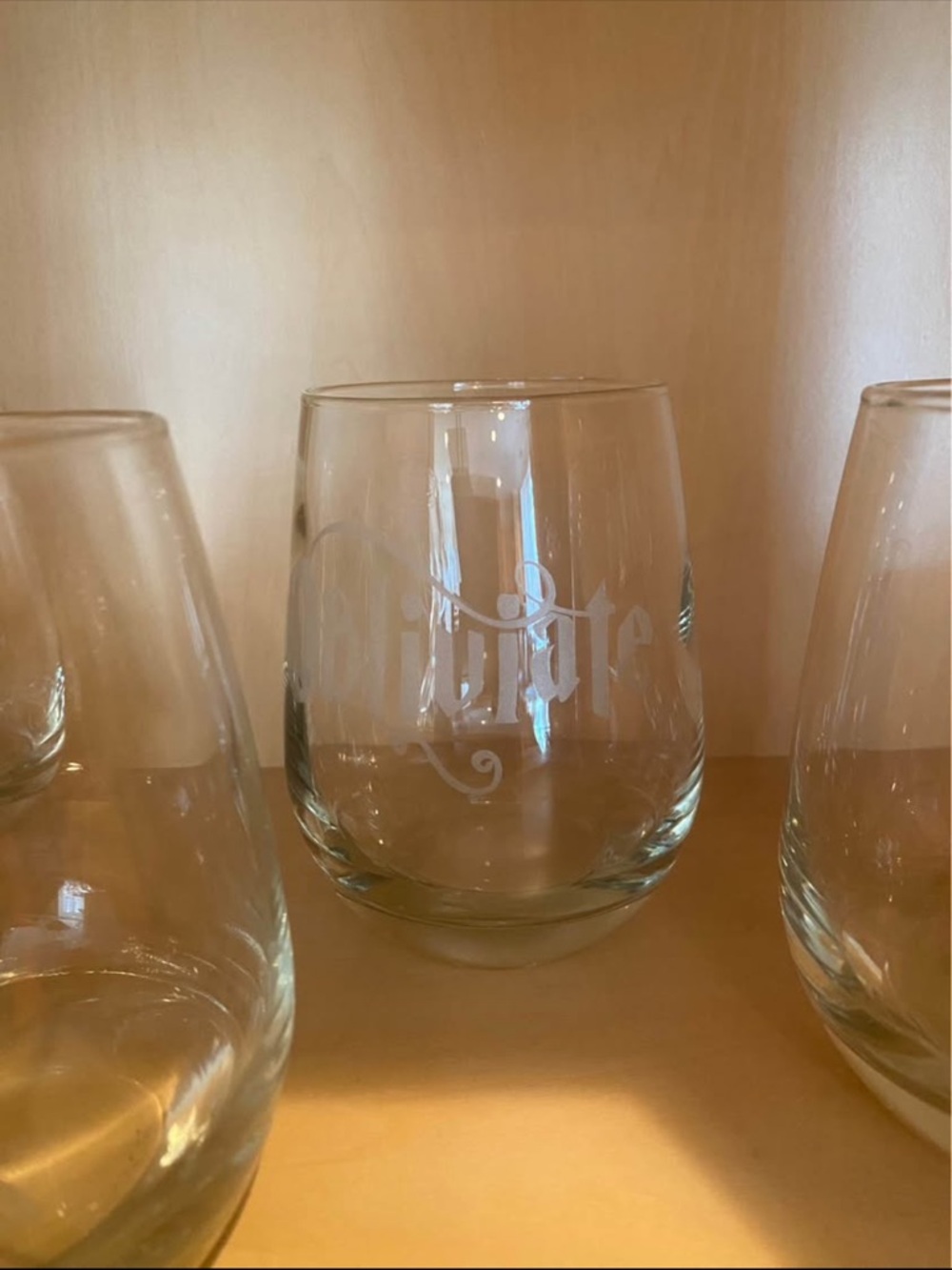 Harry Potter Stemless Wine Glasses - Set of 5